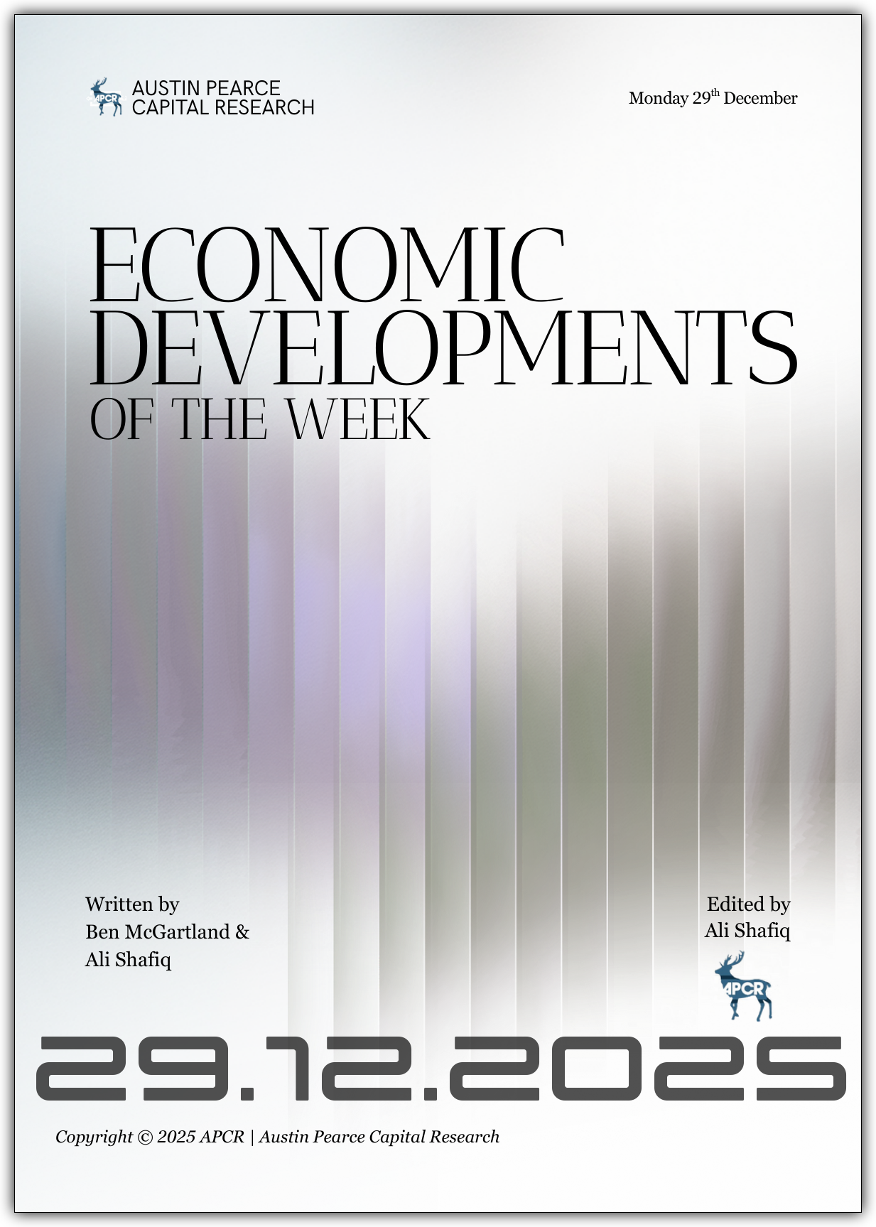 Weekly Market Insights - 29/12/25